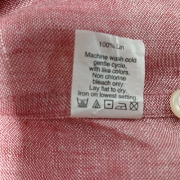 J.Crew 100%Linen Slim Fit Longsleeve Buttondown Shirt. Size M - Picture 7 of 7